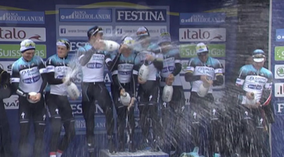 Tirreno Adriatikoa: Omega Pharma-Quick Setepek irabazi du erlojupekoa (Lehen etapa). Argazkia: EiTB
