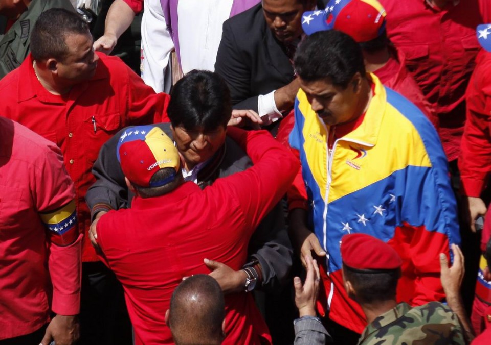 Evo Morales Nicolas Maduro EFE