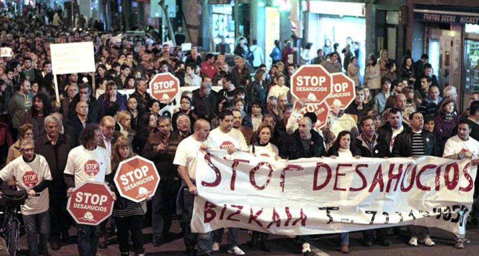 La manifestación de Bilbao. Foto: EITB