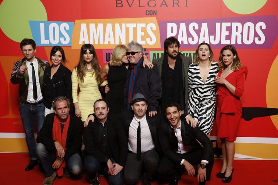 'Los amantes pasajeros' filmaren estreinaldia. Argazkia: EFE
