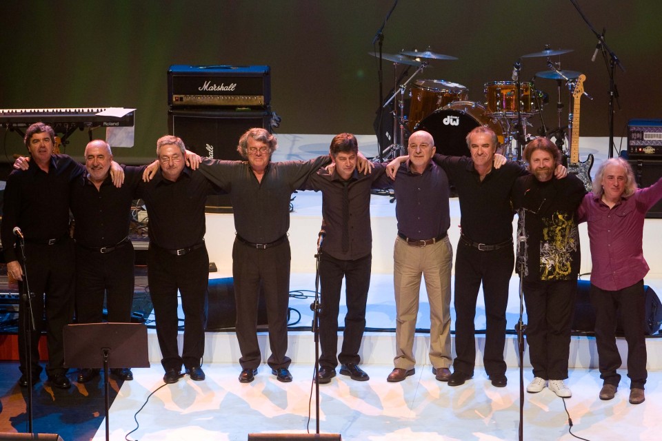 Participantes en el concierto 'Gu gira'.