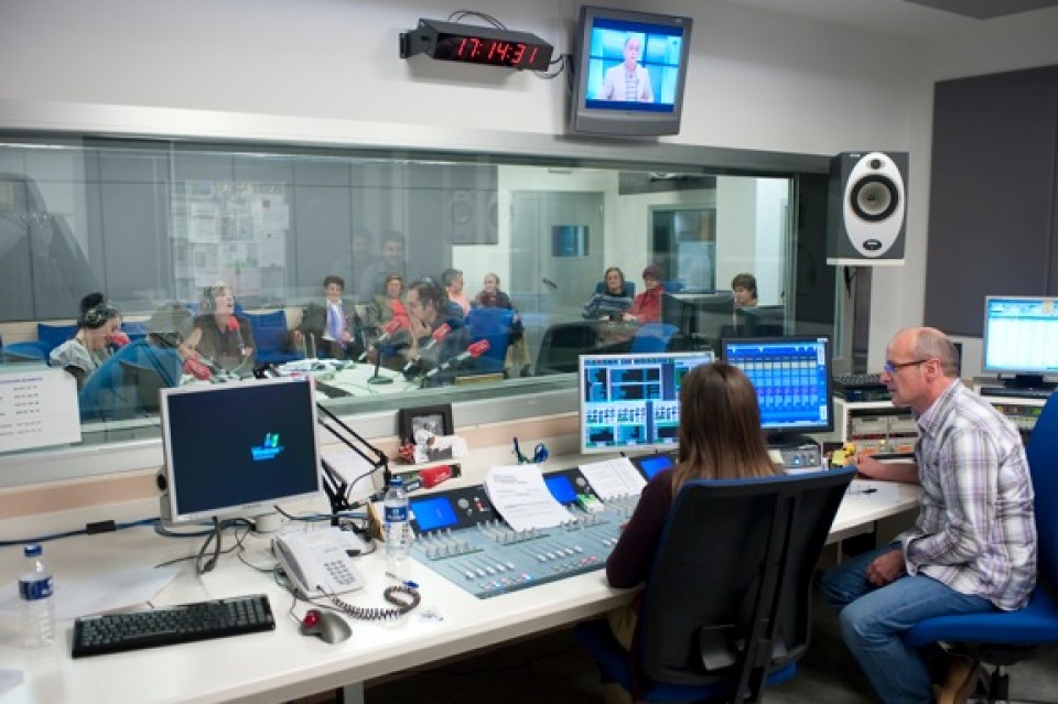 Estudios de Radio Euskadi en Bilbao, en 2010.