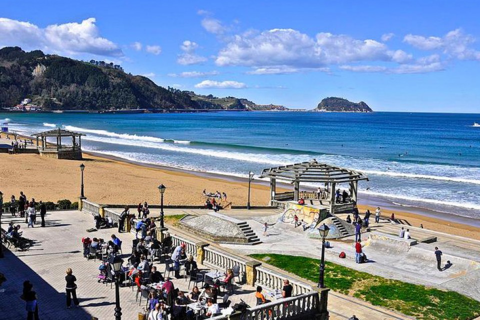 Zarauzko hondartza. Argazkia: Lorentxo Portularrume 