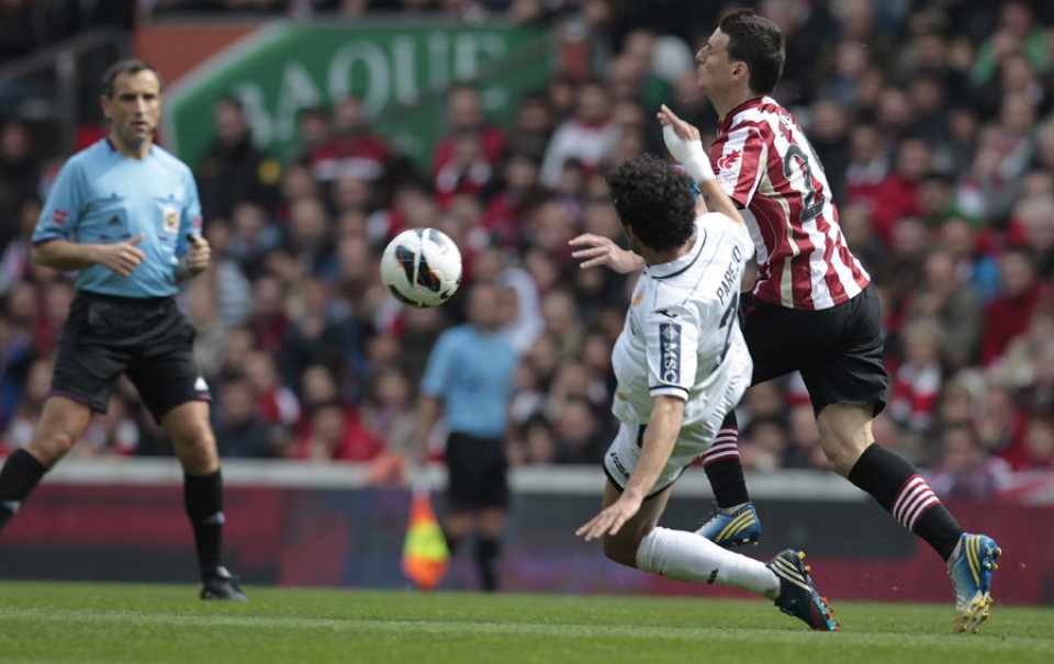 Victoria del Athletic ante el Valencia (1-0)