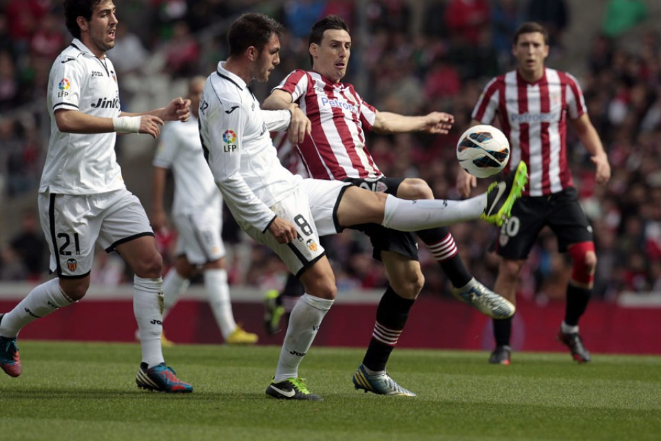 Victoria del Athletic ante el Valencia (1-0)