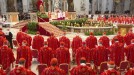 Los 115 cardenales electores participan en la misa previa al cónclave