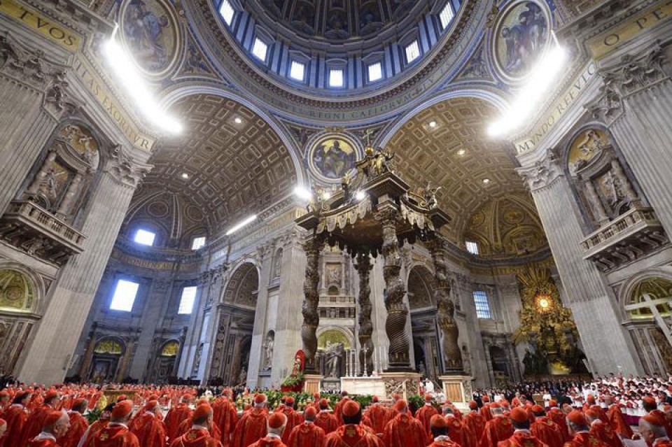 'Pro eligendo ponticifem' meza. Argazkia: EFE