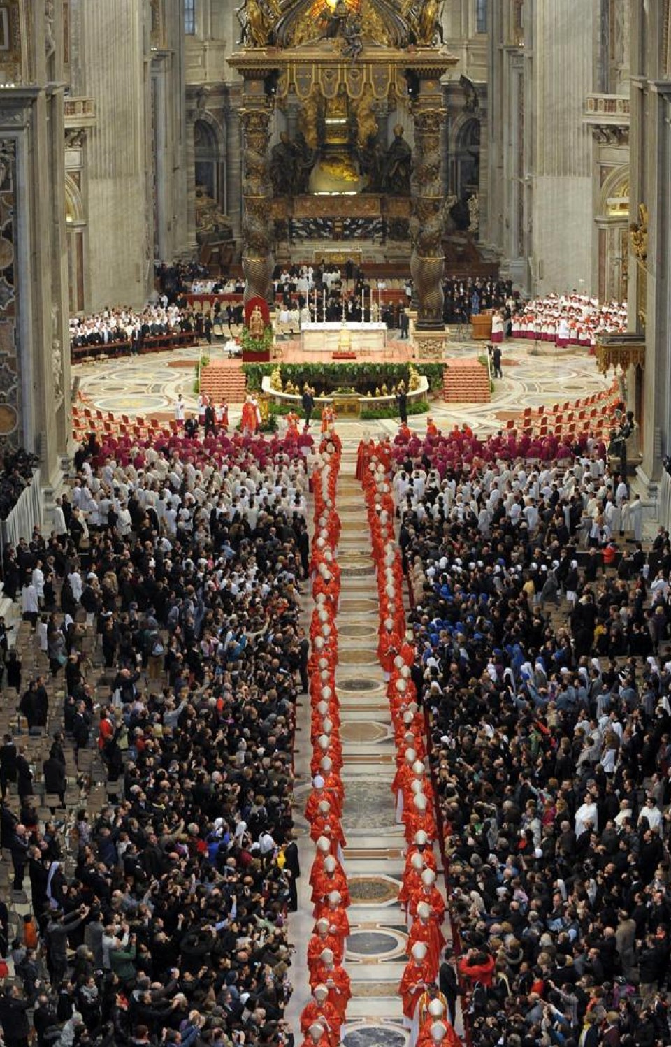 'Pro eligendo ponticifem' meza. Argazkia: EFE