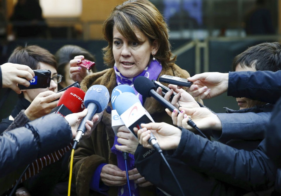 Yolanda Barcina, Nafarroako presidentea. Argazkia: EFE
