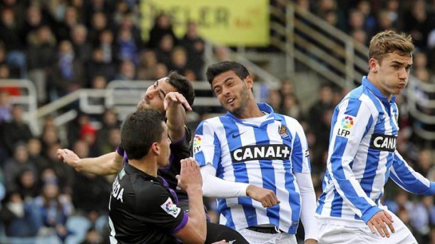 Real Sociedad-Valladolid. Foto: EFE