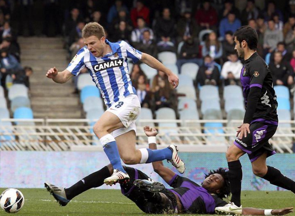 Victoria aplastante de la Real Sociedad sobre el Valladolid