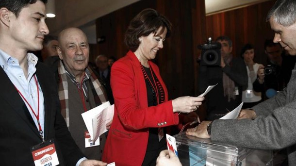 La presidenta de UPN, Yolanda Barcina. Foto: EFE