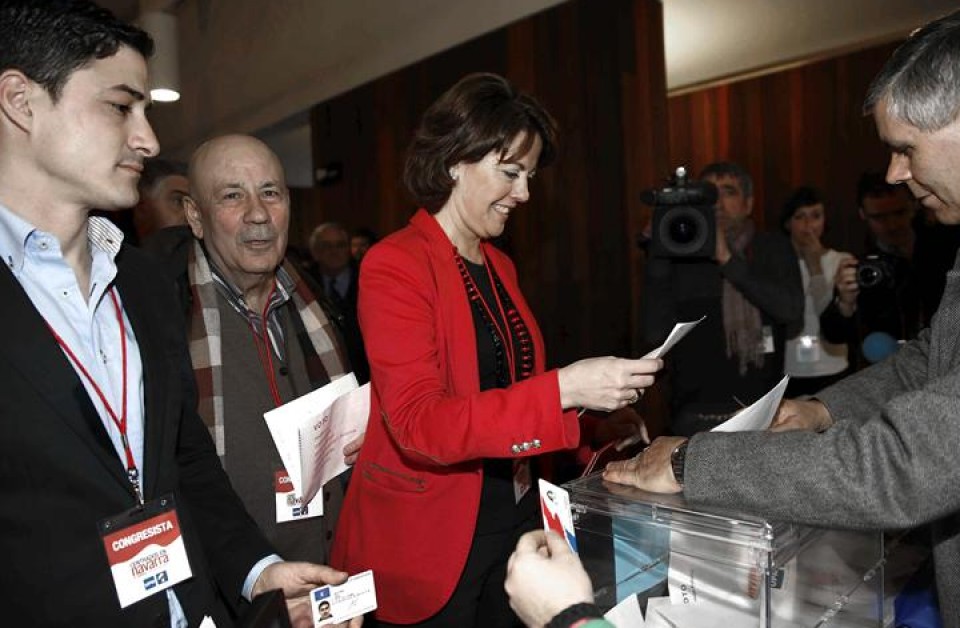 La presidenta de UPN, Yolanda Barcina. Foto: EFE
