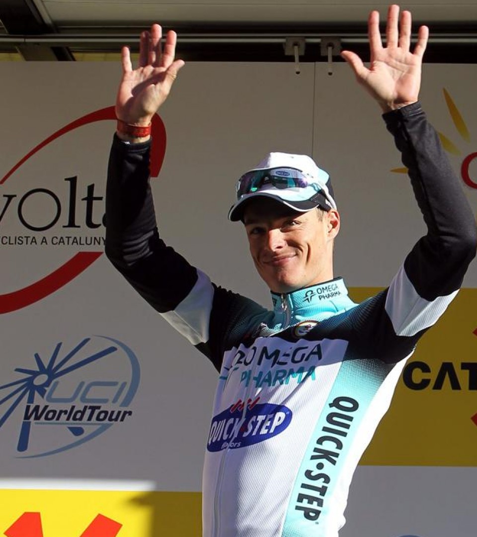 Kataluniako Itzulia: Gianni Meersmanek irabazi du lehen etapa, eta liderra da. Argazkia: EFE