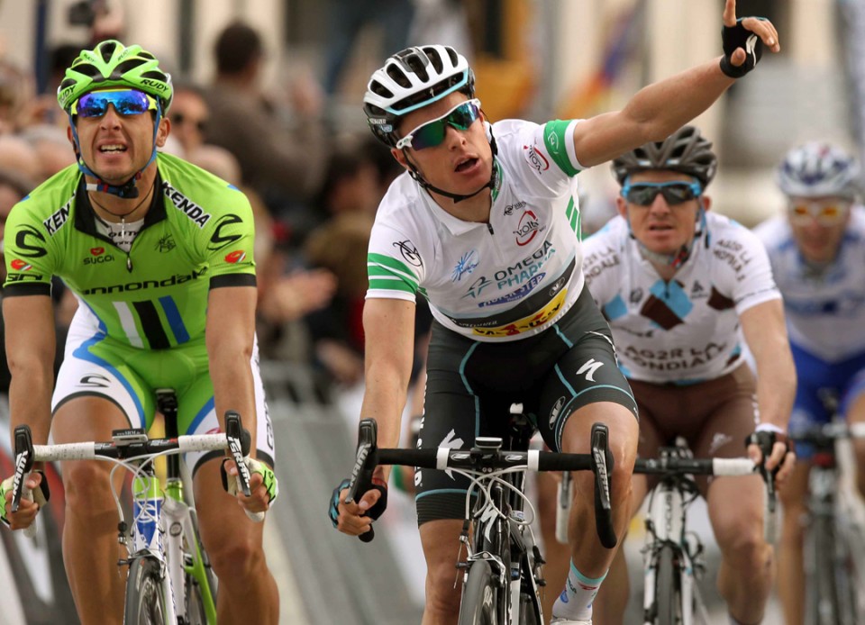 Kataluniako Itzulia: Gianni Meersmanek bigarren etapa irabazi du. Argazkia: EFE.