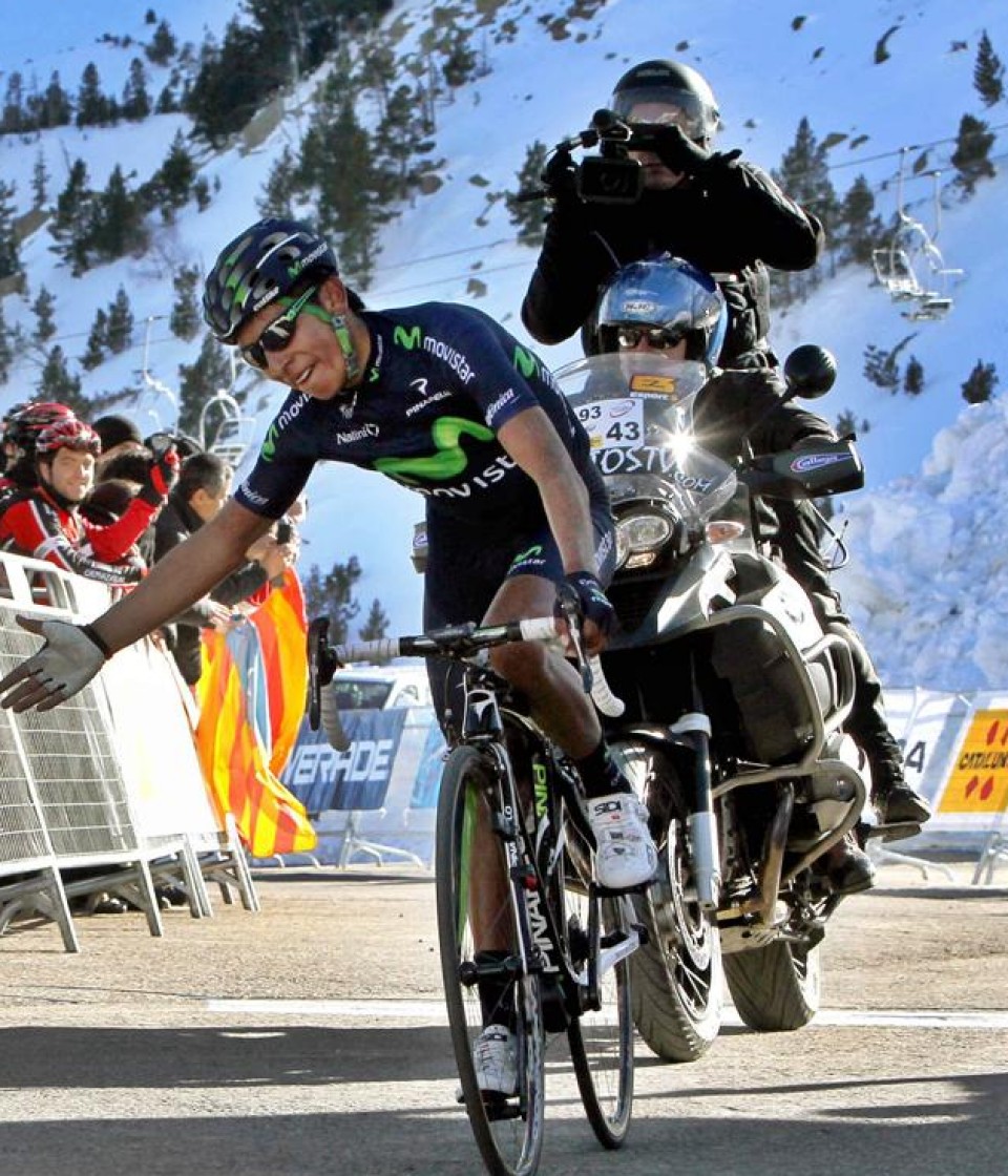 Kataluniako Volta: Nairo Quintanak irabazi du hirugarren etapa. Argazkia: EFE