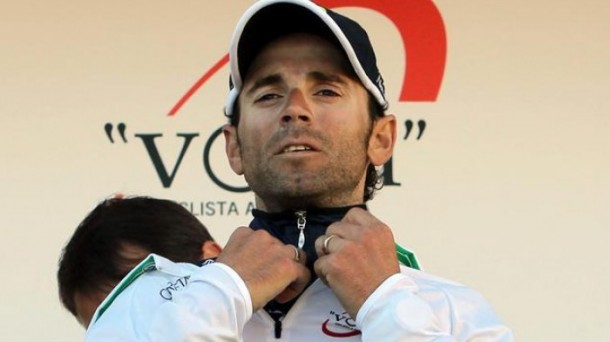 Alejandro Valverde lider jarri zen Voltako 3. etapan. Efe.