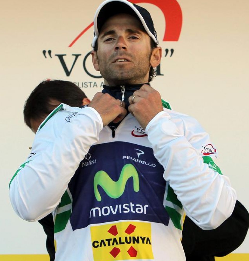 Kataluniako Volta: Alejandro Valverde, liderra hirugarren etapa korrituta. Argazkia: EFE