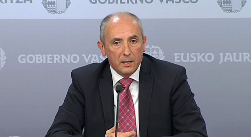 El portavoz del Gobierno Vasco Josu Erkoreka.