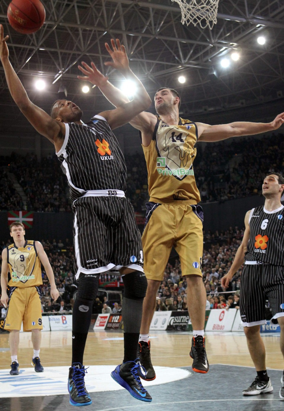 Uxue Bilbao Basket Eurokopako finalerako sailkatu da. Argazkia: EFE