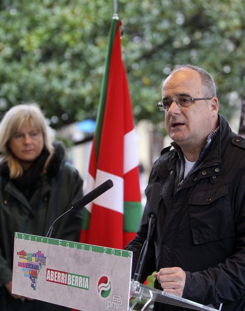 El presidente del PNV de Gipuzkoa, Joseba Egibar. Foto: EFE