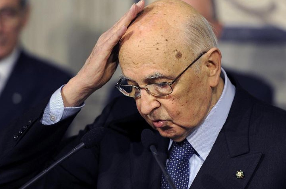 Giorgio Napolitano Italiako presidentea. Argazkia: EFE