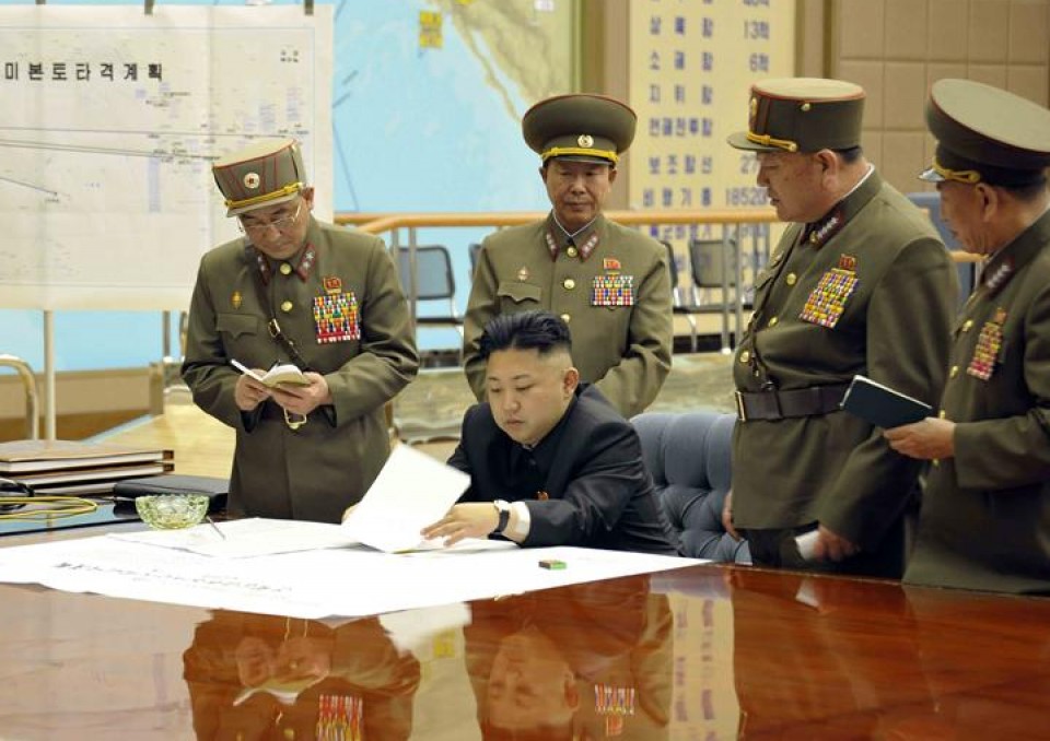 Kim Jong-un, Ipar Koreako buruzagia. EFE