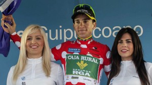 Amets Txurruka, líder de la montaña. Foto: EFE.