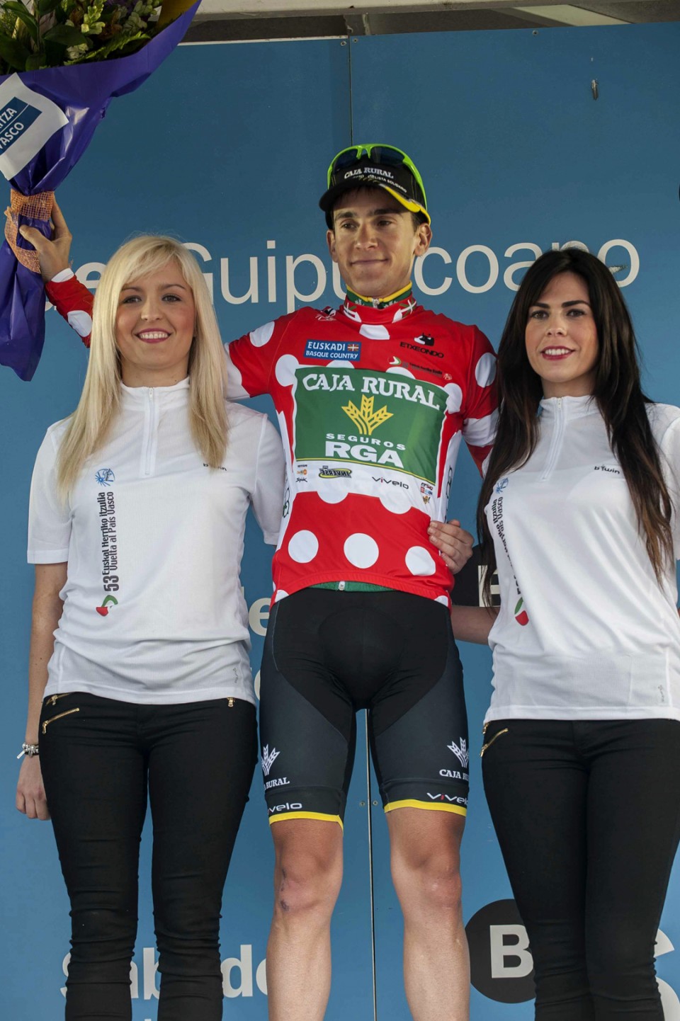 Amets Txurruka, líder de la montaña. Foto: EFE.