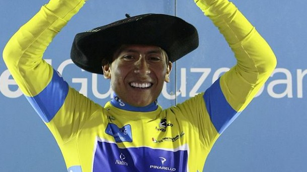 Le Colombien Nairo Quintana remporte le Tour du Pays Basque. Photo: EFE