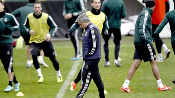 Real Madrilen entrenamendua. Argazkia: EFE