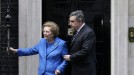 Thatcher eta Gordon Brown Britainia Handiko lehen ministro ohia. EFE title=