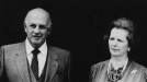 Thatcher Pieter Willem Botha Hegoafrikako lehen ministroarekin. EFE title=