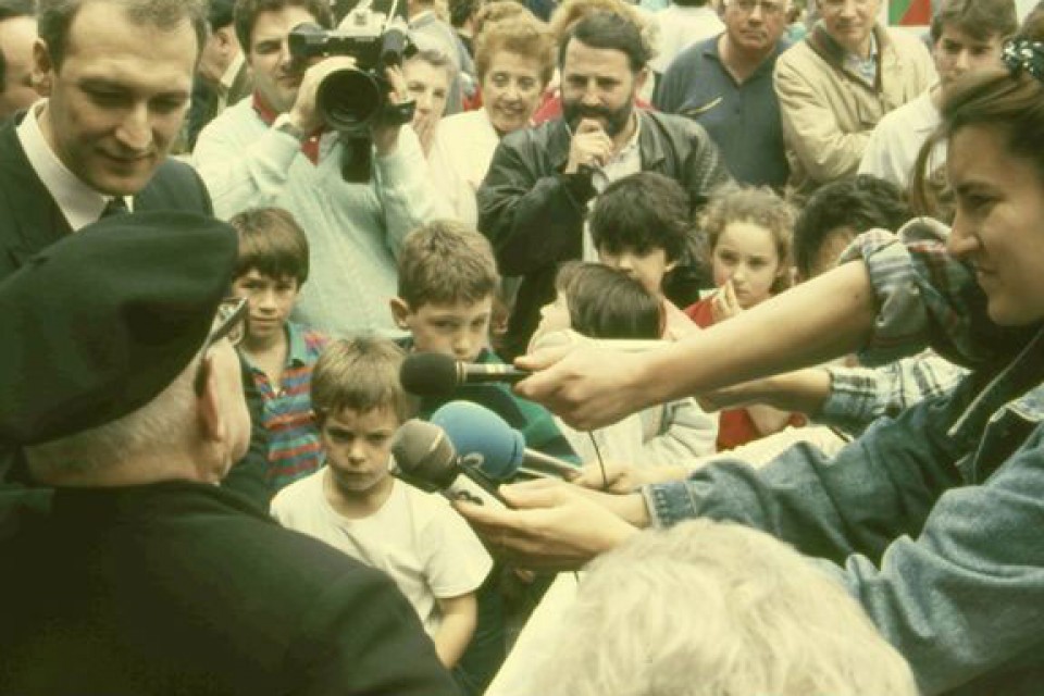 Joxe Miguel Barandiaran en Santimamine