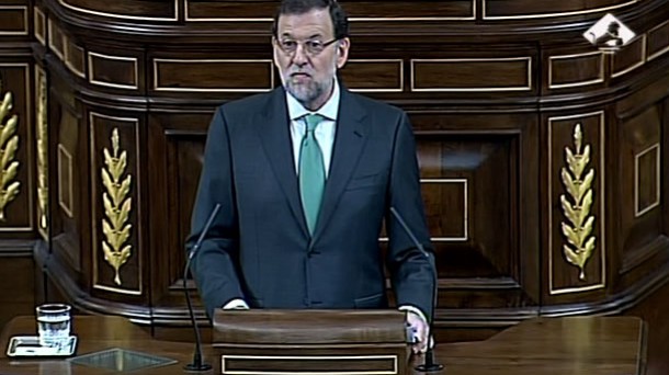 Mariano Rajoy en el Congreso de los diputados. Foto: EiTB. 