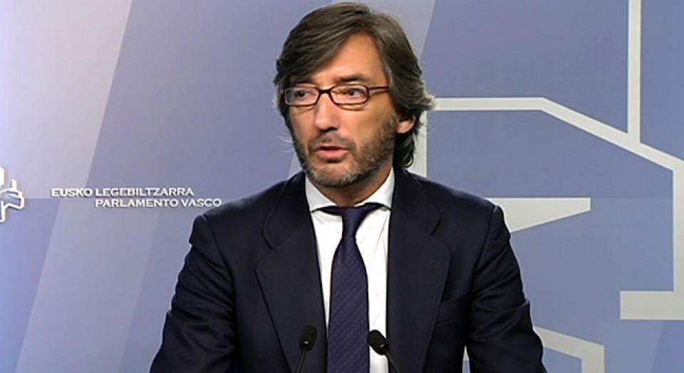 Iñaki Oyarzabal, secretario general del PP vasco. EITB.