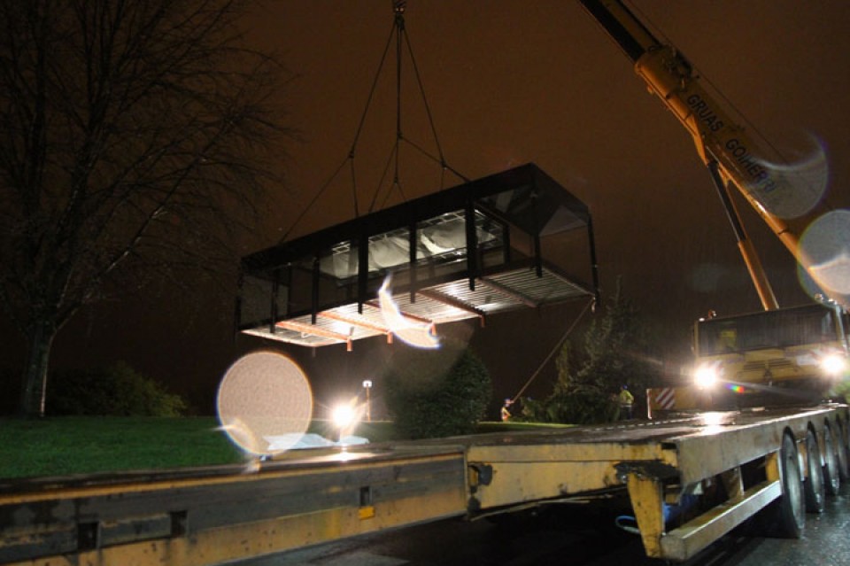 Txorieneko etxea jartzen