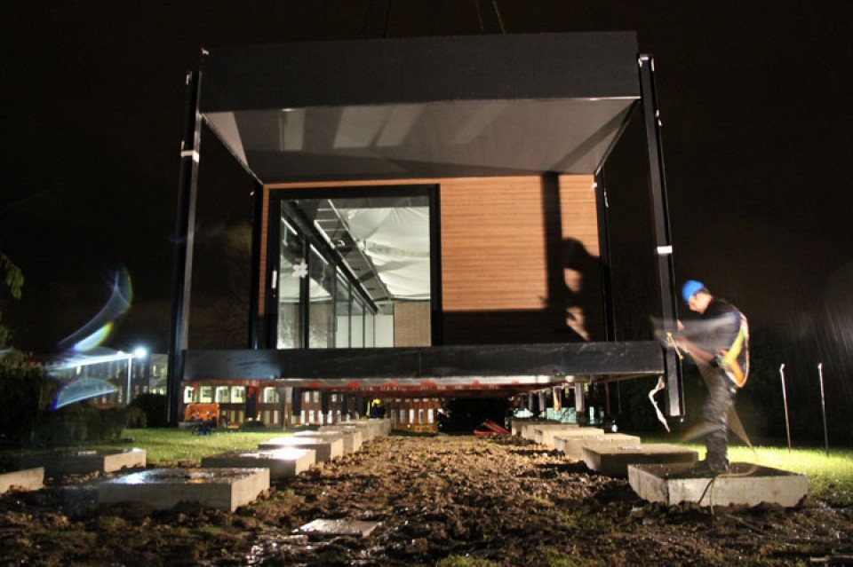 Txorieneko etxea jartzen