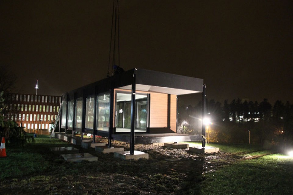 Txorieneko etxea jartzen