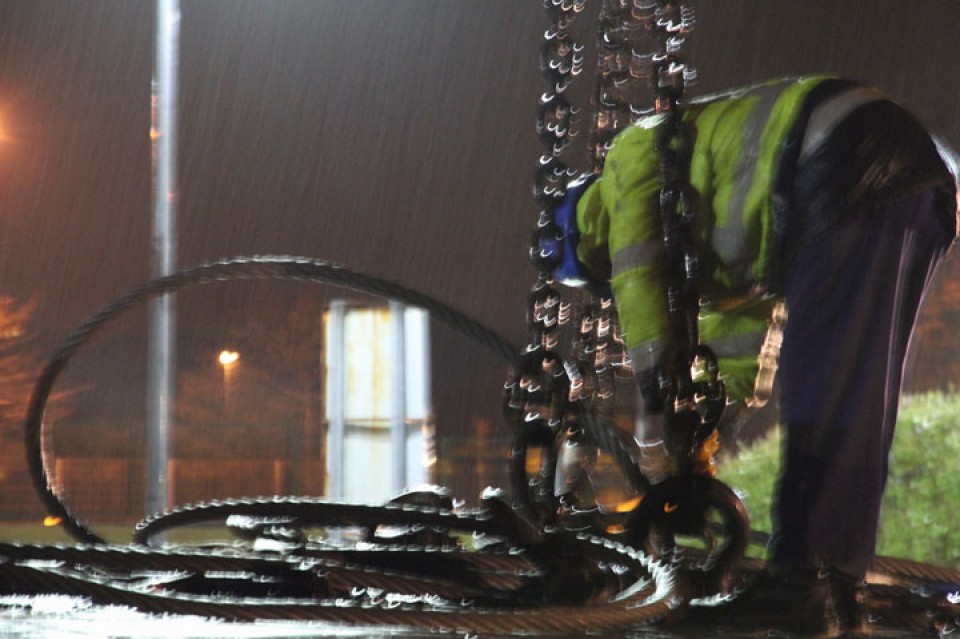 Txorieneko etxea jartzen