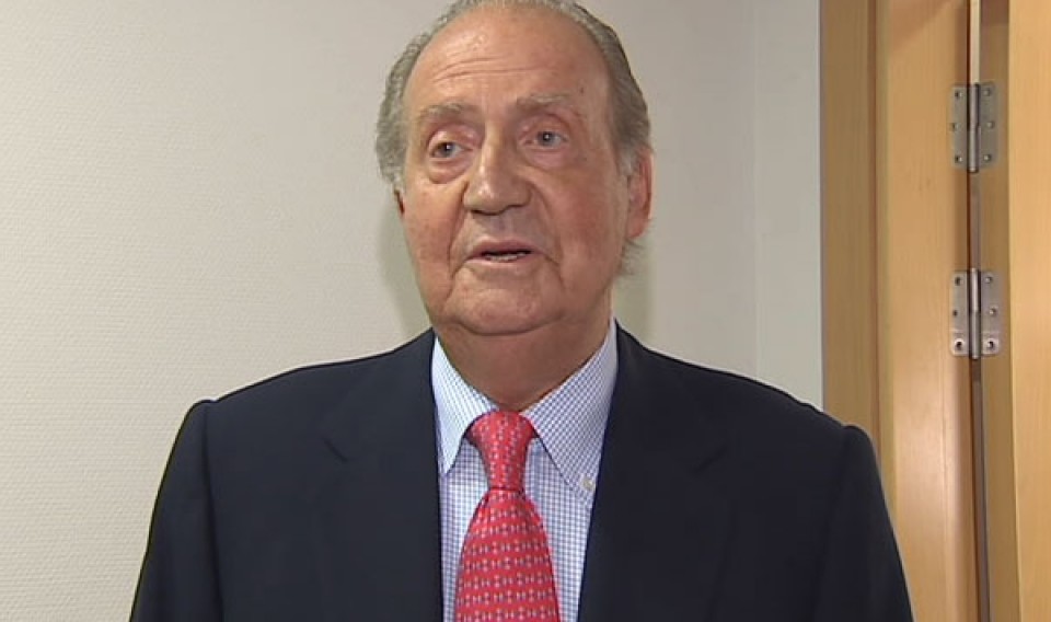 Juan Carlos I.a Espainiako erregea. 