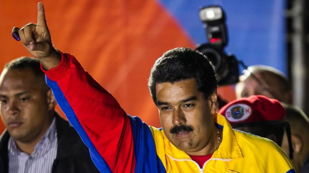 Venezuelan electoral officials say voters have narrowly elected Nicolas Maduro. Photo: EFE