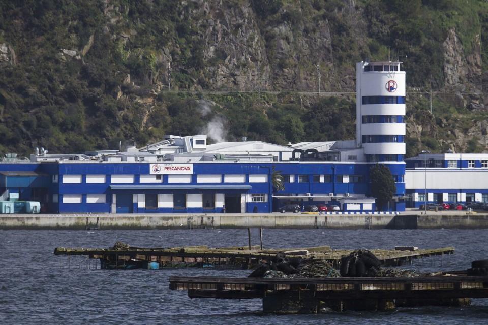 Sede principal en Chapela (Redondela), en la ría de Vigo, de la empresa Pescanova. EFE