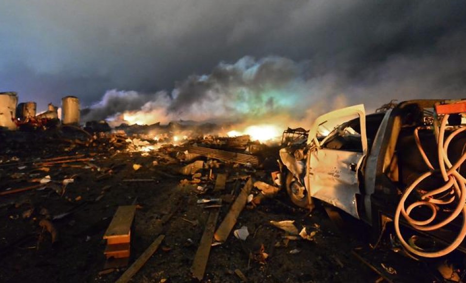 Eztanda, Texaeko ongarri lantegi batean. Argazkia: EFE
