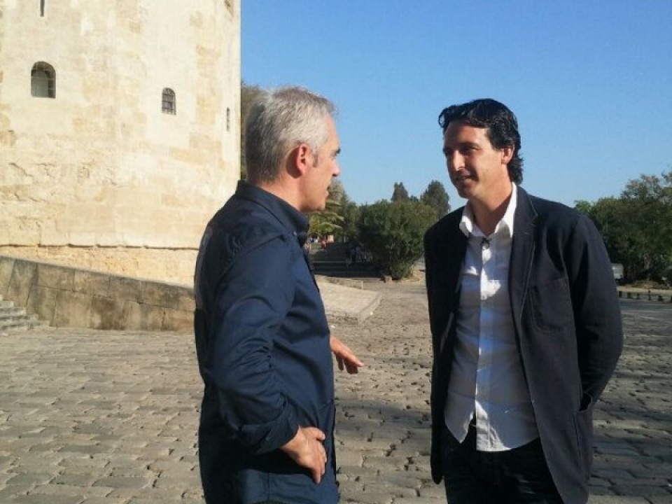 Unai Emery eta Xabier Euzkitze Sevillan