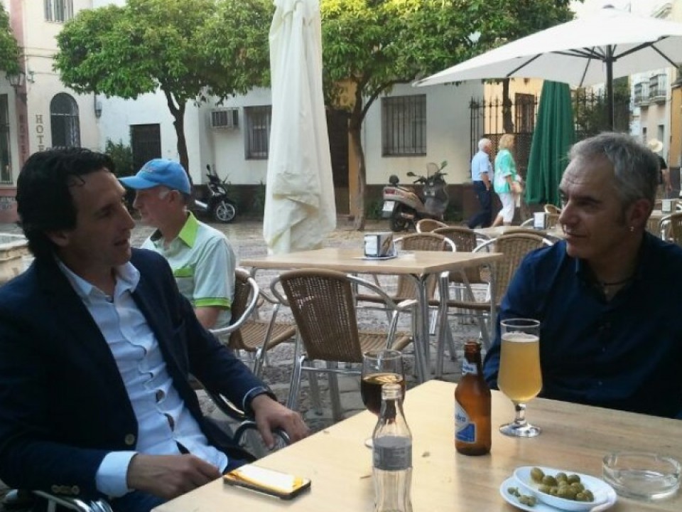 Unai Emery eta Xabier Euzkitze Sevillan