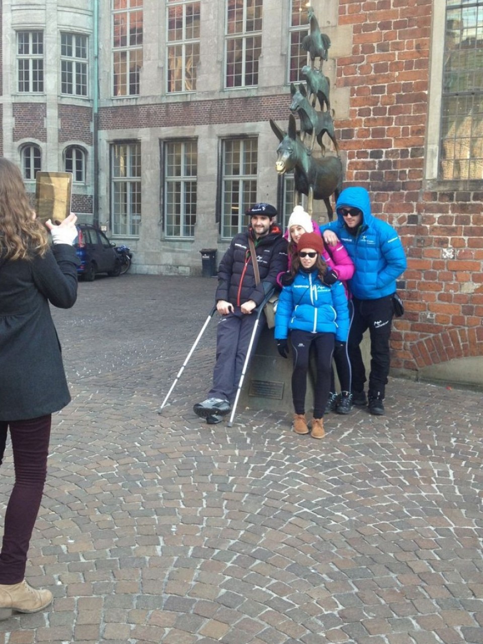 Eneko, Irati, Goihaitz eta Maitane bidaian