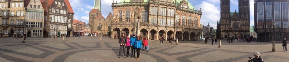 Eneko, Irati, Goihaitz eta Maitane bidaian