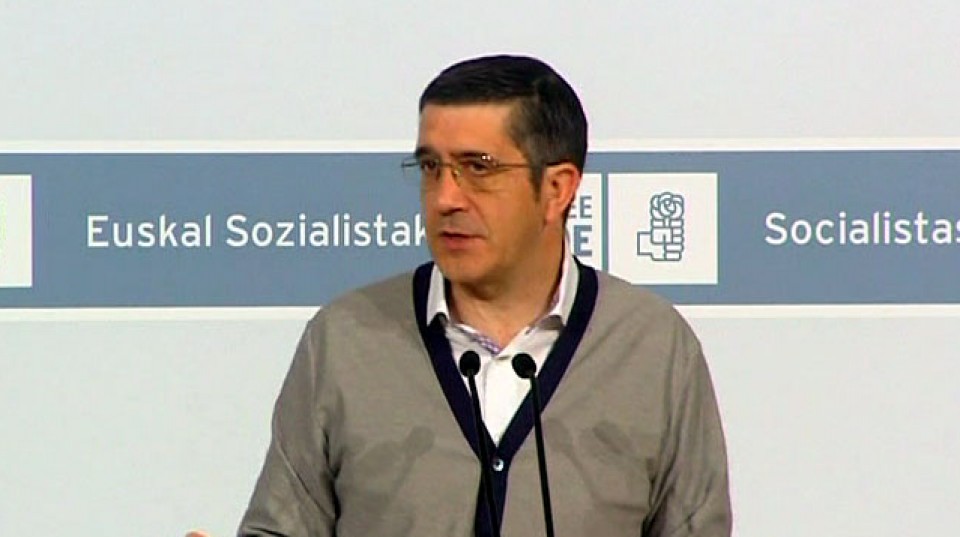 Patxi Lopez, Euskadiko sozialisten idazkari nagusia. 
