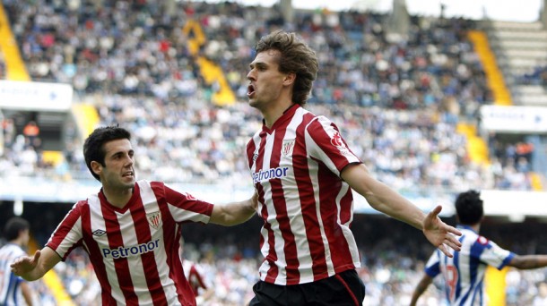 Fernando Llorente asegura que ahora mismo solo piensa en el Athletic. Efe.